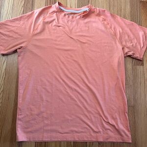 Peter Millar Orange Aurora Crew Neck Performance T-Shirt Men’s Medium